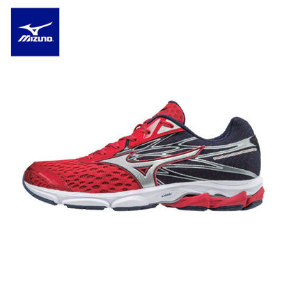 Picture of Mizuno Wave Catalyst 2 Running Shoes for Men - Red/Silver