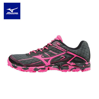 Picture of Mizuno Wave Hayate 3 Running Shoes for Women - Gray - Pink