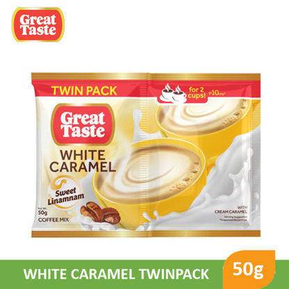 Picture of Great Taste White Caramel Twinpack 50g - 092050