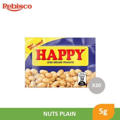 Picture of Rebisco Happy Nuts 5g 20S, Plain - 016145