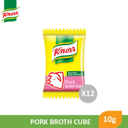 Picture of Knorr Pork Broth Cube Singles 10g x 12's - 059359