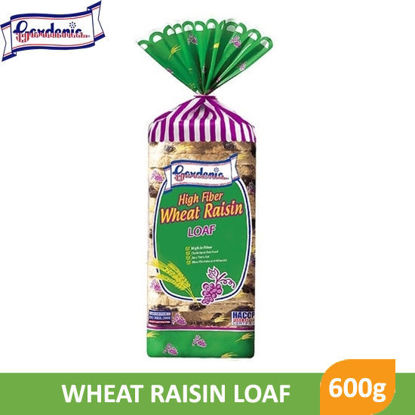 Picture of Gardenia High Fiber Wheat Raisin Loaf 600g -  073799