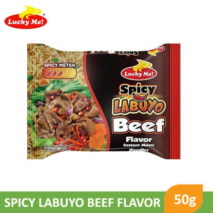 Picture of Lucky Me! Instant Noodle Soup Spicy Labuyo Beef 50g -  014815