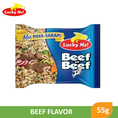 Picture of Lucky Me! Instant Noodles Beef na Beef 55g -  014813
