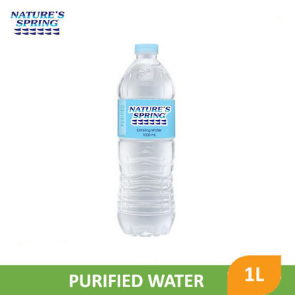 Picture of Nature's Spring Purified Water 1L -  002739