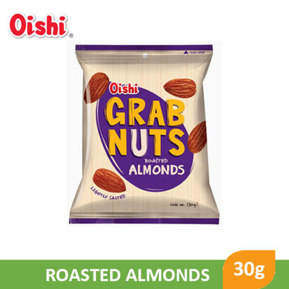 Picture of Oishi Grab Nuts Roasted Almonds 30g - 087621