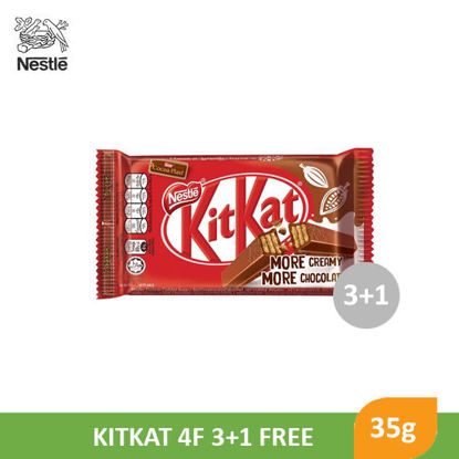 Picture of Nestle Kitkat 4 Finger Pack 3+1 Free - 090669