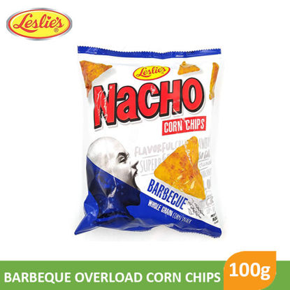 Picture of Leslies Nacho Corn Chips 100G, Bbq Overload - 15728