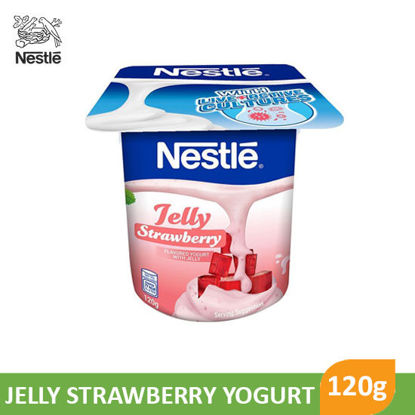 Picture of Nestle Flavored Yogurt With Jelly Strawberry 120g - 58420