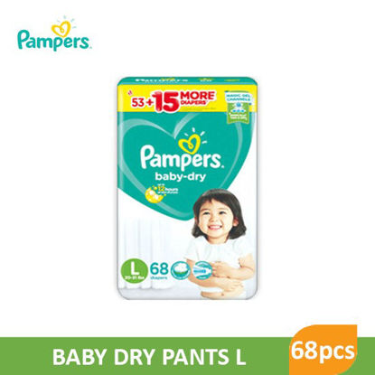 Picture of Pampers Baby Dry Large 61+7 - 079837
