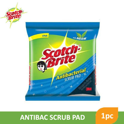 Picture of Scotch Brite Antibacterial Scrub Sponge - 001356