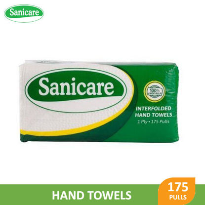 Picture of Sanicare Paper Towels Interfolded Regular 175 Pulls -  005483