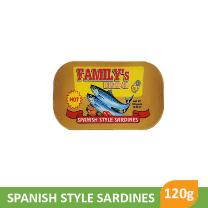 Picture of Familys Spanish Style Sardines 120g - 48609