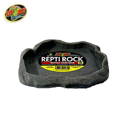Picture of Zoo med  Reptivite Rock Food Dish Medium