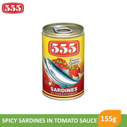 Picture of 555 Sardines in Tomato Sauce with Chili 155g 007810