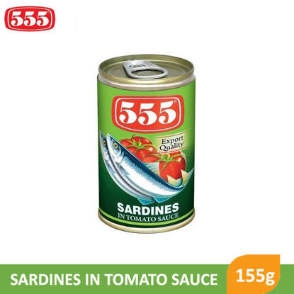 Picture of 555 Sardines in Tomato Sauce 155g - 007809