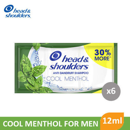 Picture of Head and Shoulders Cool Menthol For Men 12mL x 6S - 72614