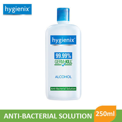 Picture of Hygienix Alcohol Antibacterial Solution 250mL - 58770