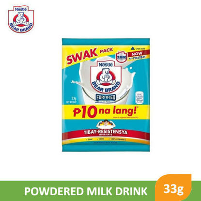 Picture of Bear Brand Fortified Powdered Milk Drink 33g  -  095690