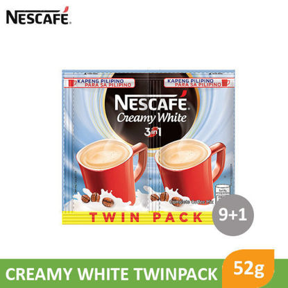 Picture of Nescafe Creamy White Twinpack 52g 9+1's - 099593