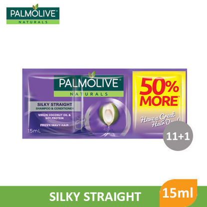 Picture of Palmolive Shampoo Silky Straight Triple Chamber 15ml 11+1S - 093170
