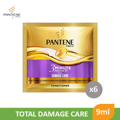 Picture of Pantene 3 Minute Miracle Conditioner Total Damage Care 9ml x 6S - 79585