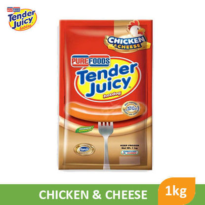 Picture of Purefoods Tender Juicy Hotdog Chicken And Cheese 1Kg -  095957