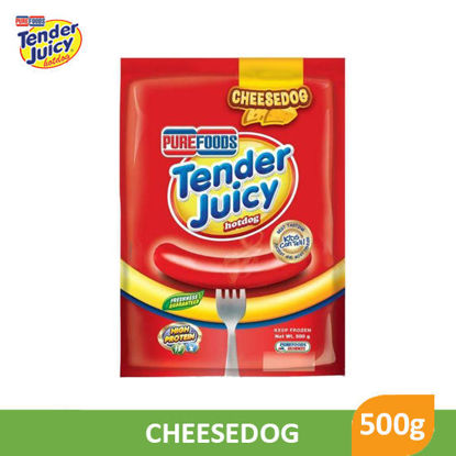 Picture of Purefoods Tender Juicy Cheesedog 500g -  012553