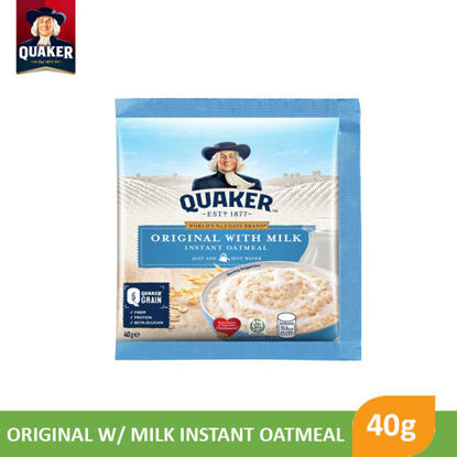 Picture of Quaker Original With Milk Instant Oatmeal 40g - 054827