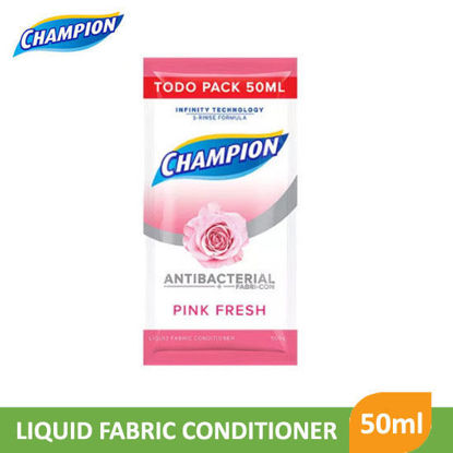 Picture of Champion Liquid Fabric Conditioner Pink Fresh 50ml - 078141