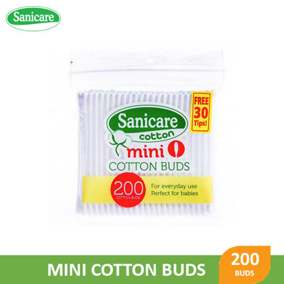 Picture of Sanicare Cotton Buds Mini Buds 200 Tips -  096706