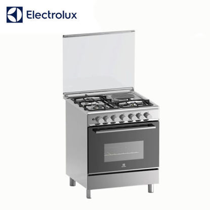 Picture of Electrolux EKM6312X Cooking Range with Mixed Hob and 80L Electric Oven 60cm