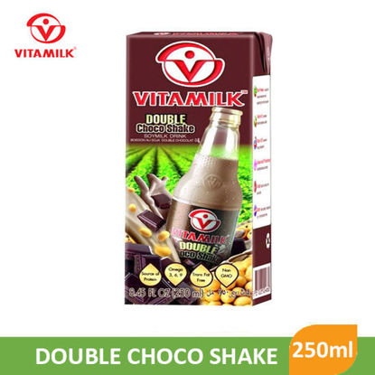 Picture of Vitamilk Double Choco Shake Soy Milk Drink 250 ml -  072344