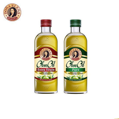 Picture of Doña Elena Extra Virgin Olive Oil 500ml + Doña Elena Pure Olive Oil 500ml