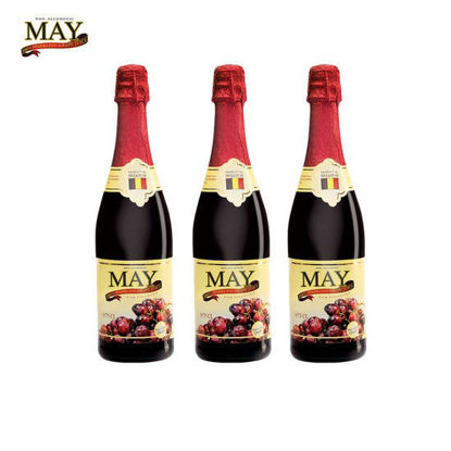 Picture of May Sparkling Red Grape Juice 750ml x 3
