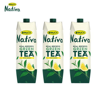 Picture of Rauch Nativa Green Tea Lemon 1L x 3