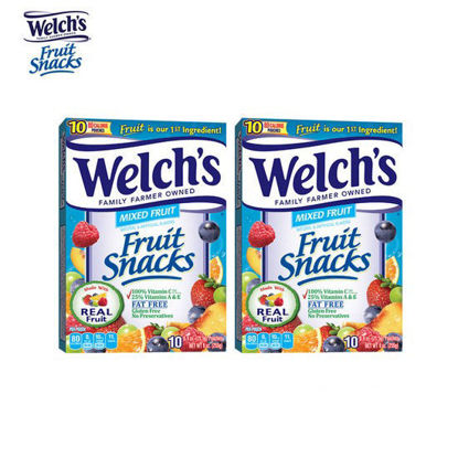 Picture of Welch's Fruit Snacks Mixed Fruits 0.9oz x 10pcs 2 Boxes