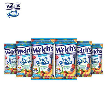Picture of Welch's Fruit Snacks Mixed Fruits 2.25oz Pack Of 6