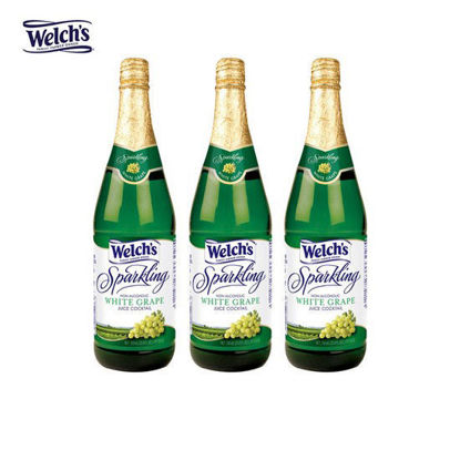 Picture of Welch's Sparkling White Grape Juice Cocktail 25.4oz x 3