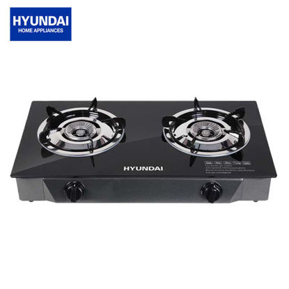Picture of Hyundai HG-A202G Double Burner Infrared Glass Gas Stove
