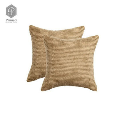 Picture of PRIMEO Throw pillow cover Beige (45cm x 45cm / 18inch x 18 inch.)