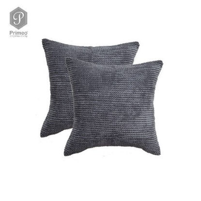 Picture of PRIMEO Throw pillow cover Gray (45cm x 45cm / 18inch x 18 inch.)