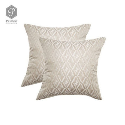 Picture of PRIMEO Throw pillow cover Beige (45cm x 45cm / 18inch x 18 inch.)