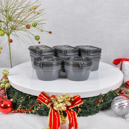 Picture of Slique Food Crisper W/ Air Vent Lid [Set Of 5] Storage Essentials! | Christmas Bundles