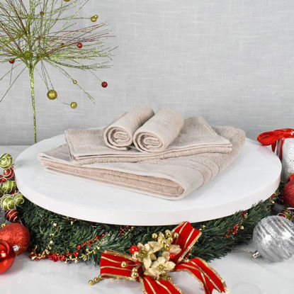Picture of Primeo Ring Spun Double Pile Towel Collection Set Of 6 | 540Gsm | Christmas Bundles