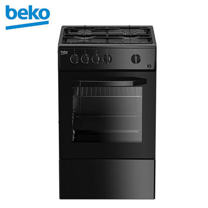 Picture of Beko CSG42010GB 4 Gas Burners - Gas Oven & Grill 50cm