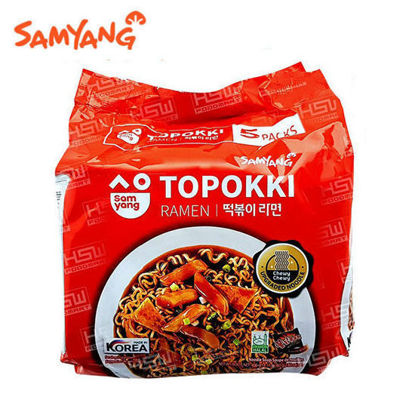 Picture of Samyang Topokki Ramen Noodle Soup 80g x 5's