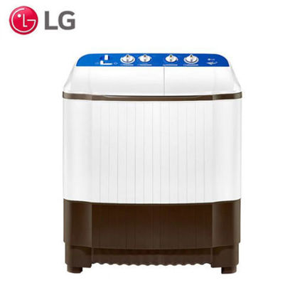 Picture of LG P800R Twin tub, Roller Jet Pulsator, Color Scrubber, Soak, Dark Blue Washing Machine 8.0kg