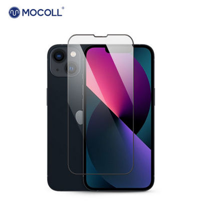 Picture of Mocoll 2.5D Full Cover 2nd Gen Anti Bacterial Tempered Glass Screen Protector for Apple iPhone 13 Series