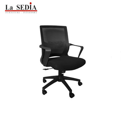 Picture of La Sedia NC-505BBLK Clerical Office Chair